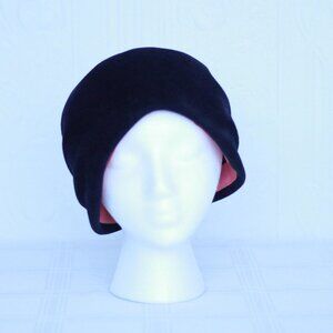 Mid-century modern Frank Olive turban hat - blue beaver fur felt
